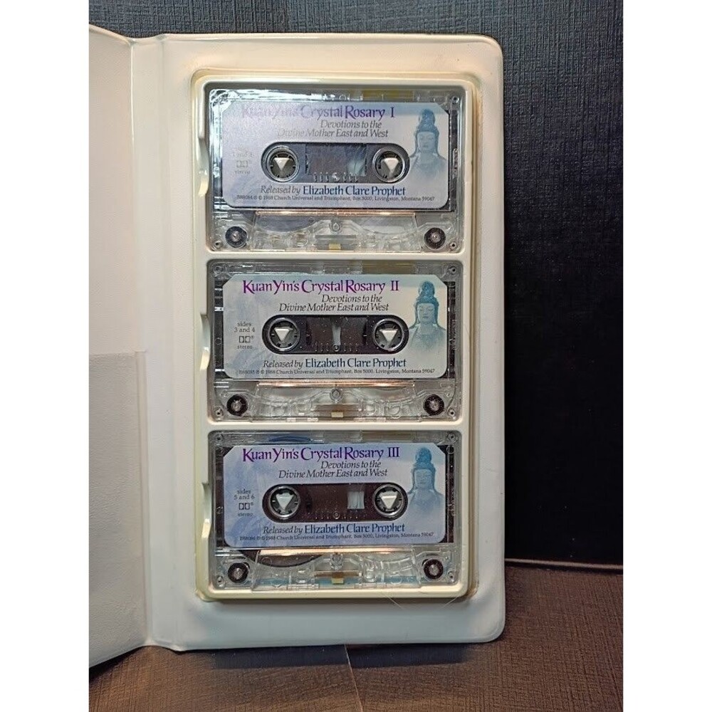 Kuan Yin's Crystal Rosary Devotions Elizabeth Clare Prophet Audio Cassettes - Picture 3 of 5